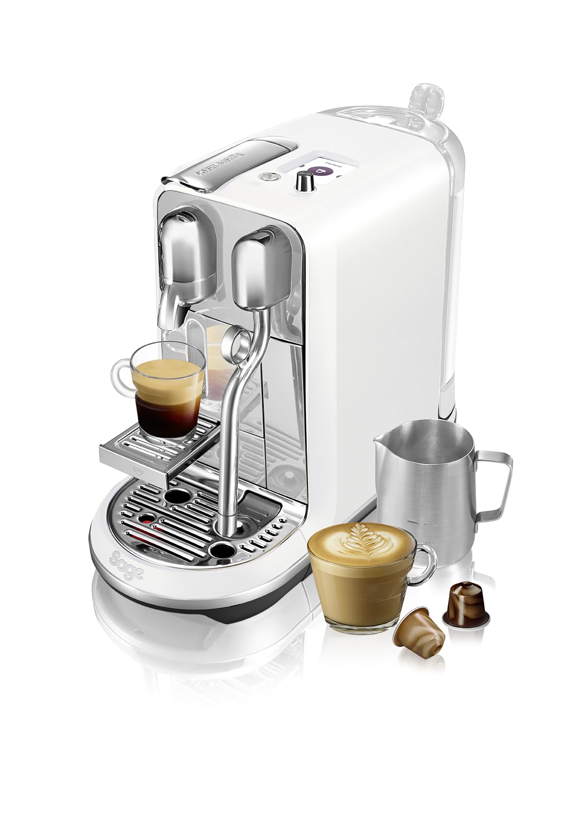 Creatista Plus Kaffeemaschine, Sea Salt (Weiss)