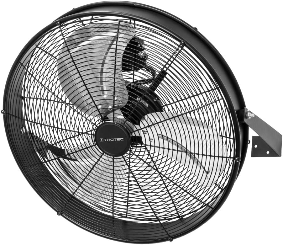 Bodenventilator TVM 20 D mit 360° Neigung, 120 W Schwarz