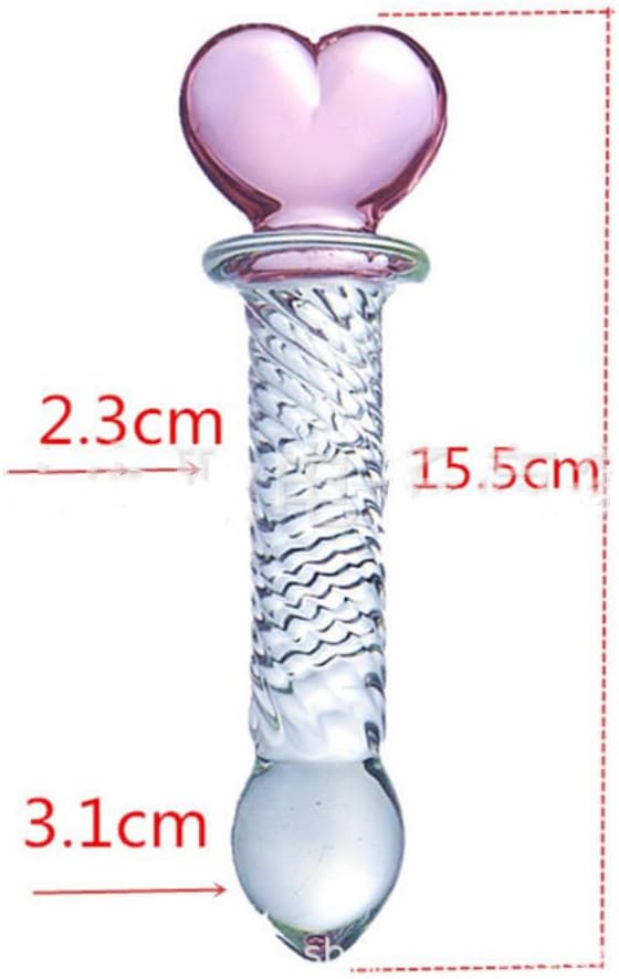 Kristall Dildo mit Herz, Style A, Style A