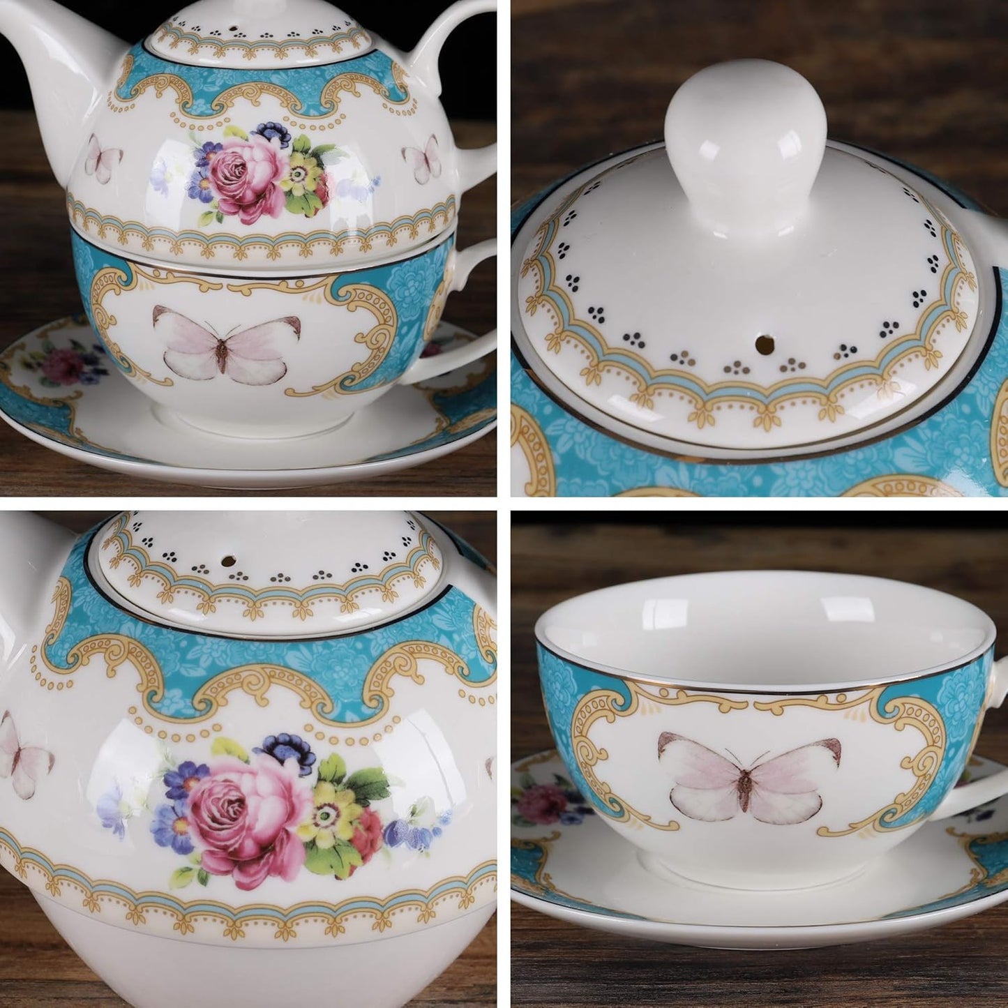 Vintage-Teekannenset, Tea For One