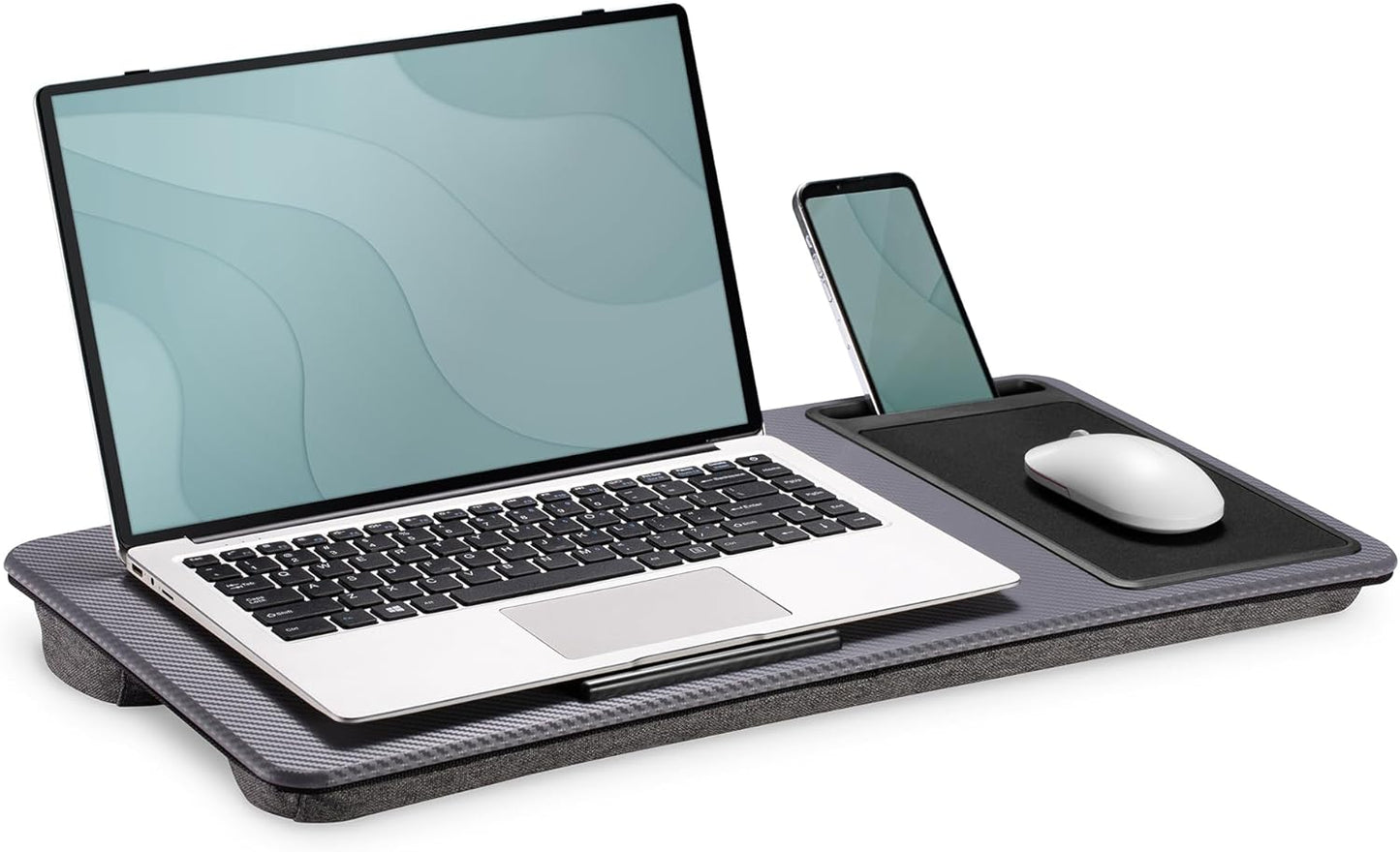 DA-90441Notebook-Kissen mit Smartphone-Halterung