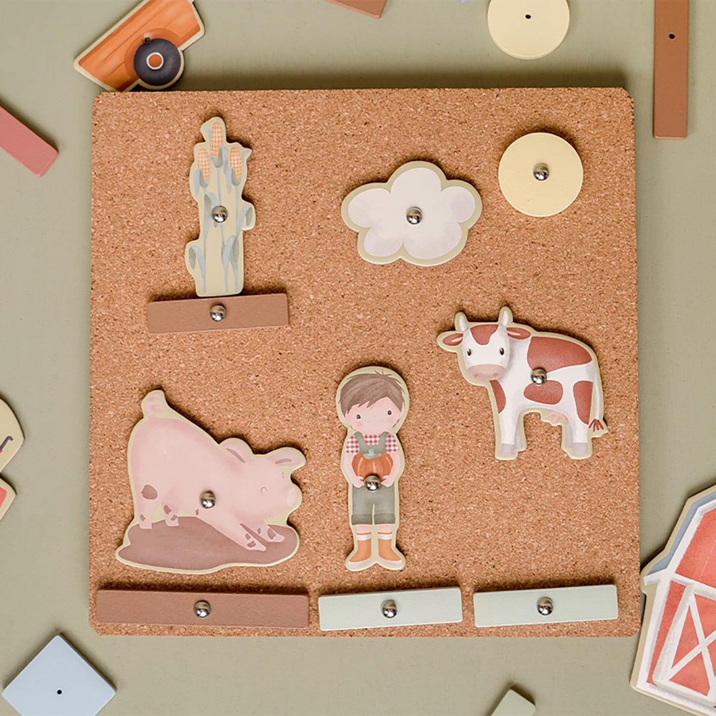 Tap Tap Art Hammerspiel Nagelspiel Little Farm, Little Farm