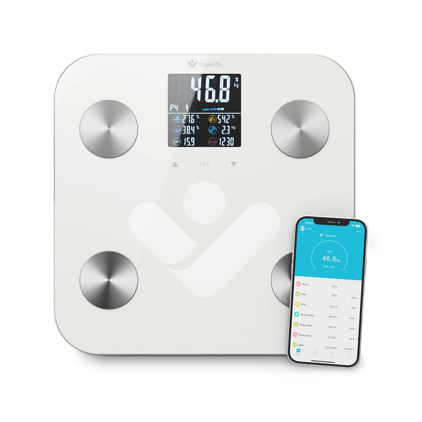 FitScale W6 BT Personenwaage, weiss