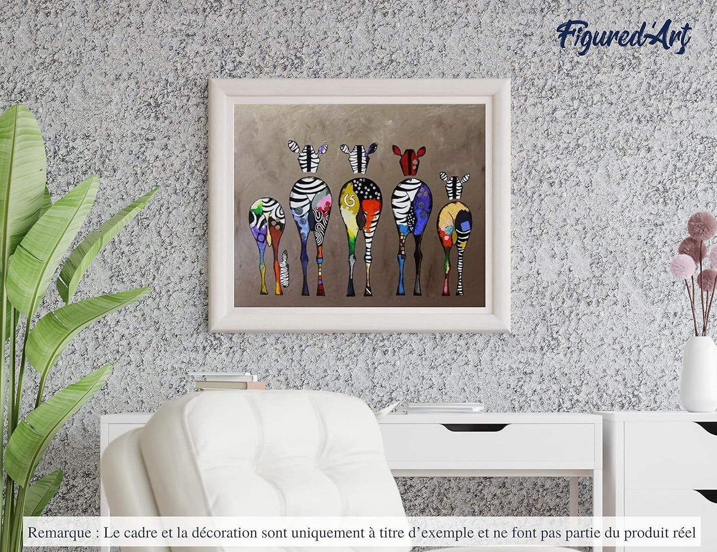 Malen nach Zahlen Set - Pinguine auf Eisschollen, Pinguine auf Eisschollen 40x50cm Mit Rahmen (bereits gespannt)