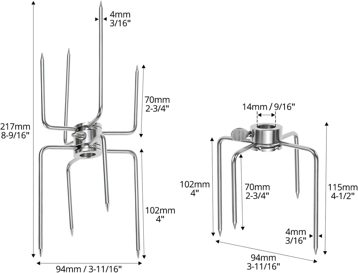 Grill-Drehspiess-Set