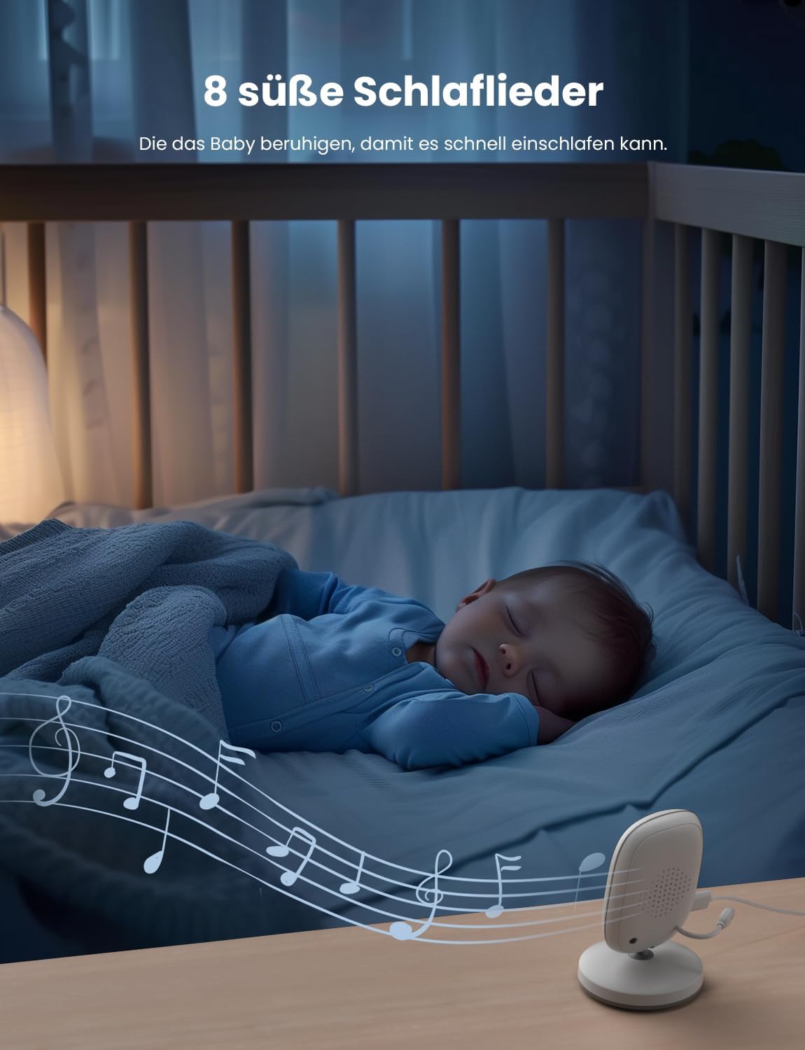 Babyphone mit Kamera und LCD-Display, 3,2 Zoll