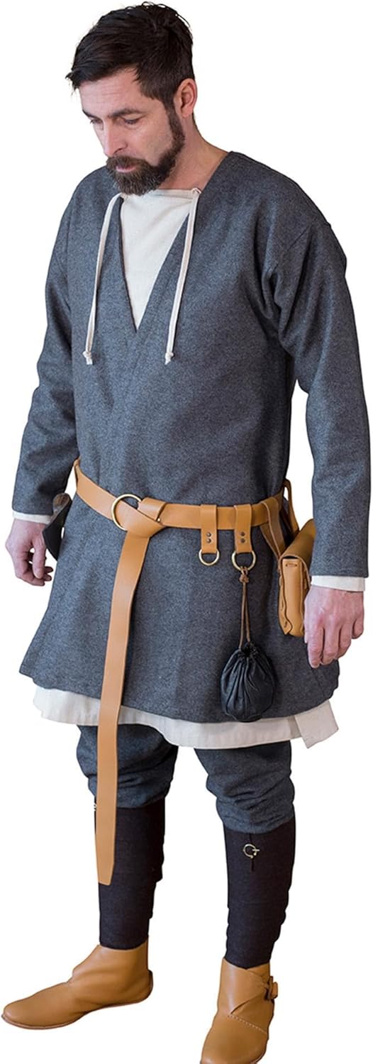 Mittelalter Klappenrock, Dark Grey M