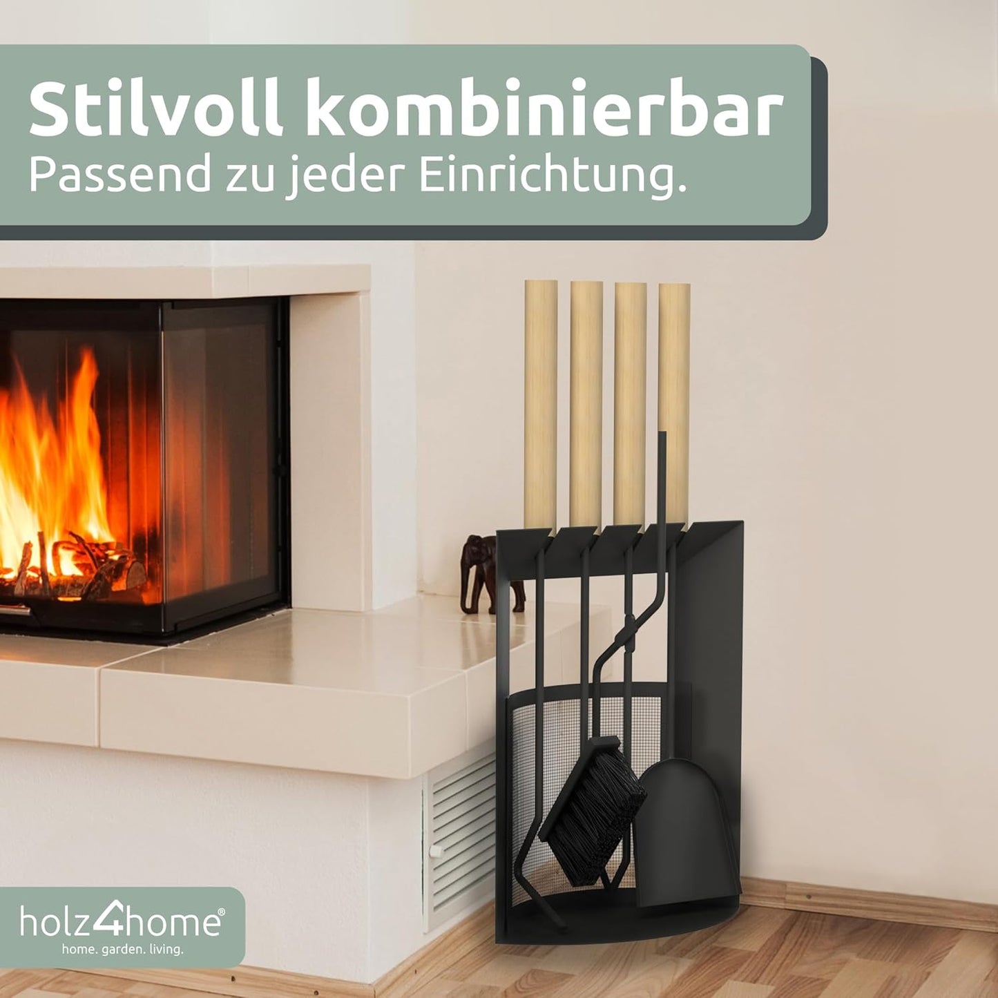 6-teiliges Kaminbesteck-Set