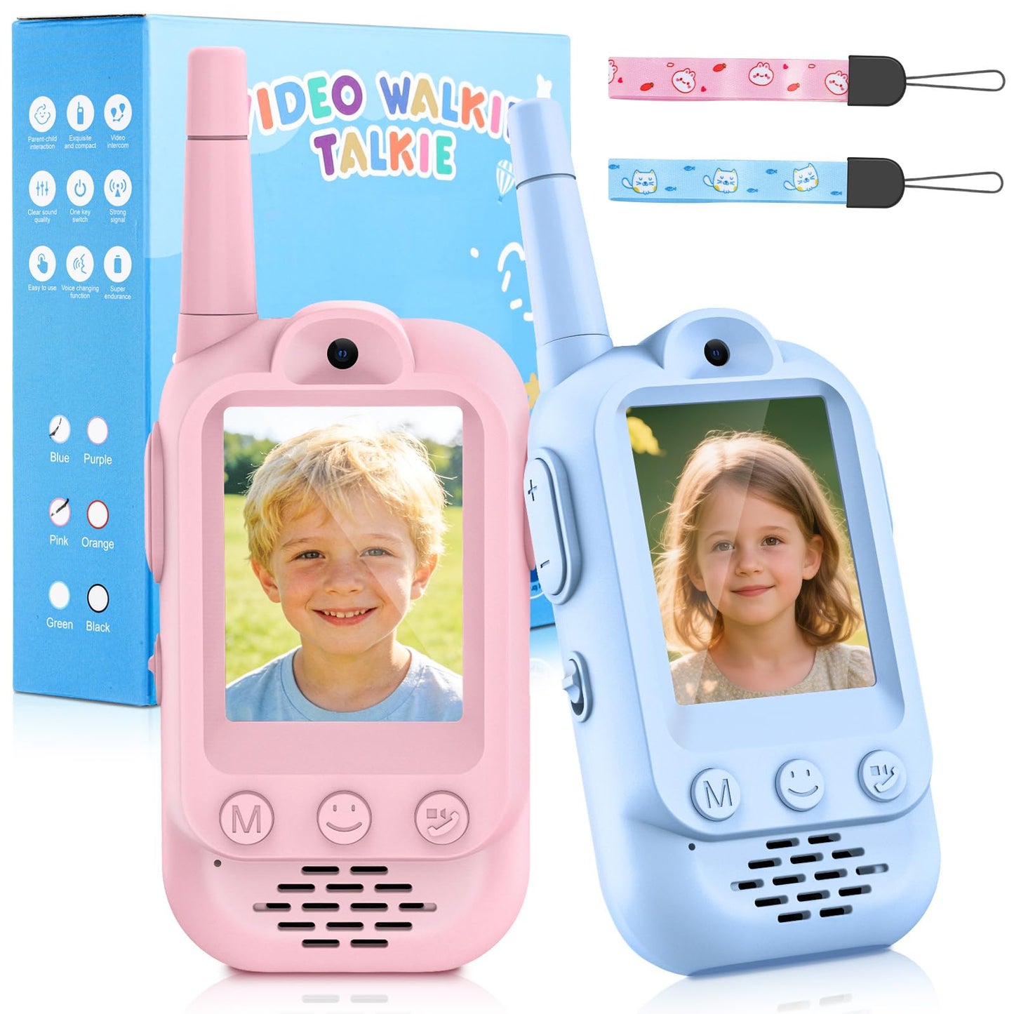 Video Walkie Talkie Set für Kinder, 2026