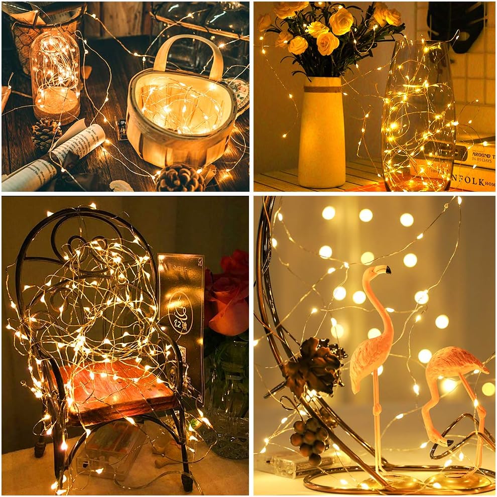 Lichterkette mit 300 LEDs, Warmes Weiss (Einstecken)