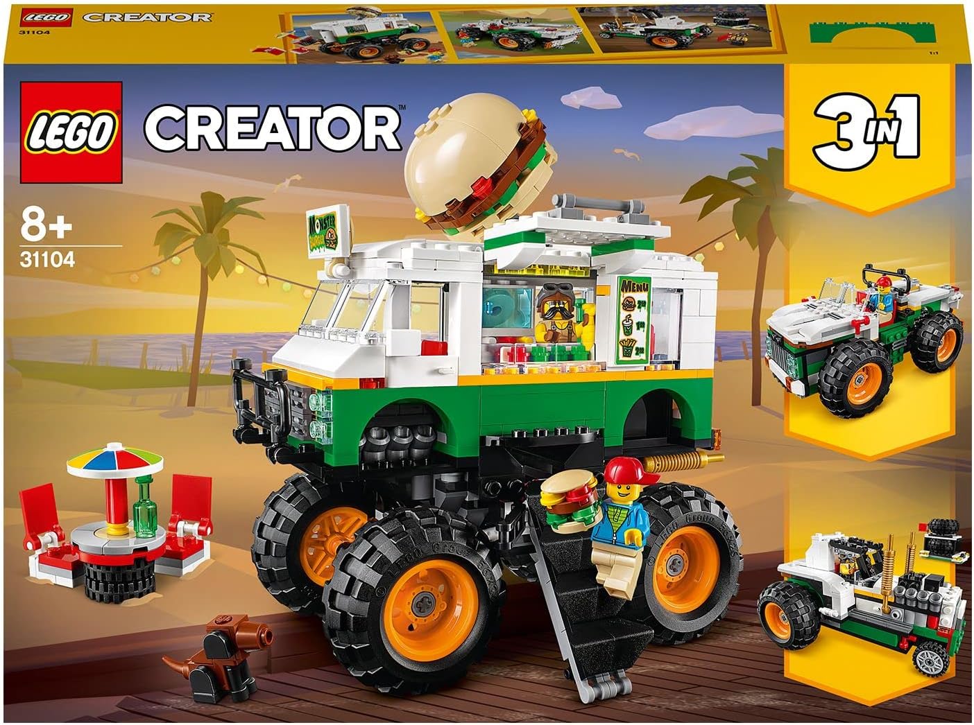Burger-Monster-Truck, Single