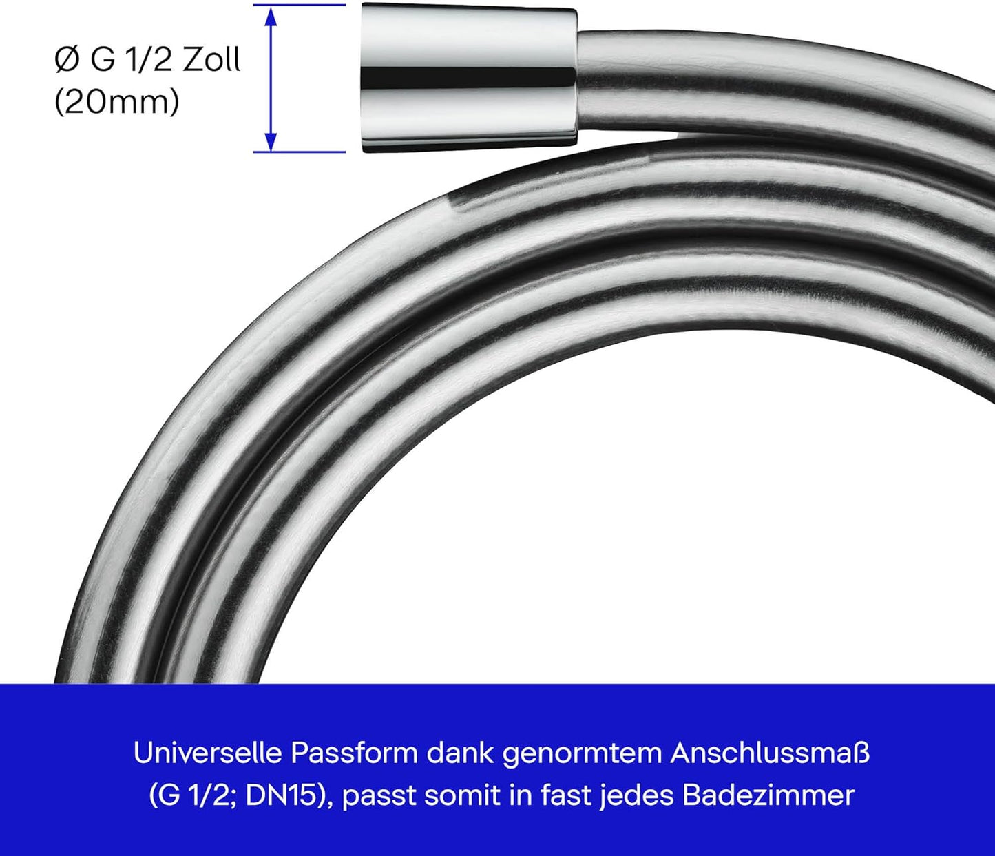 Brausen und Zubehör Brausehalterset, 110 mm,  Chrom