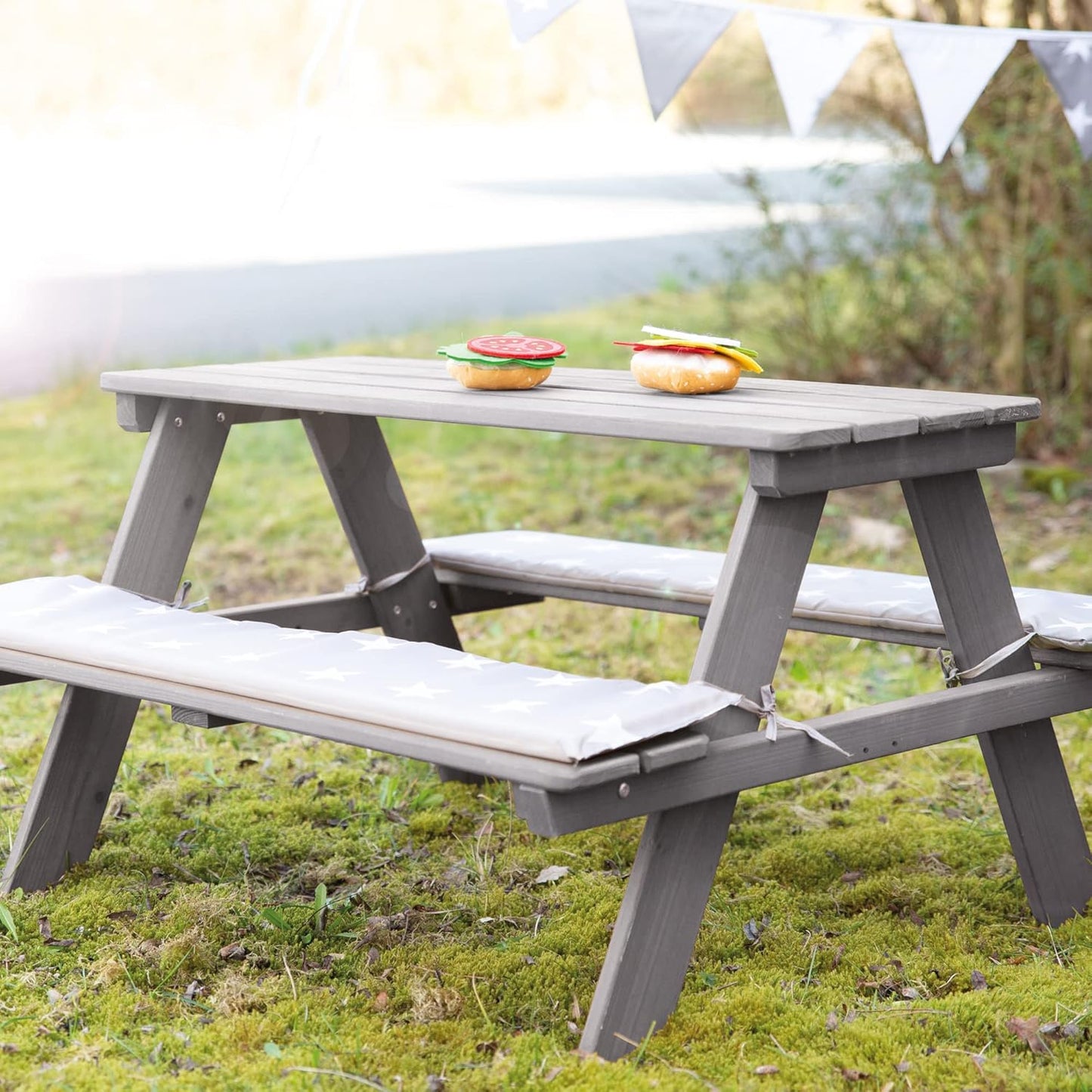 Outdoor+, Grau Bank einzeln