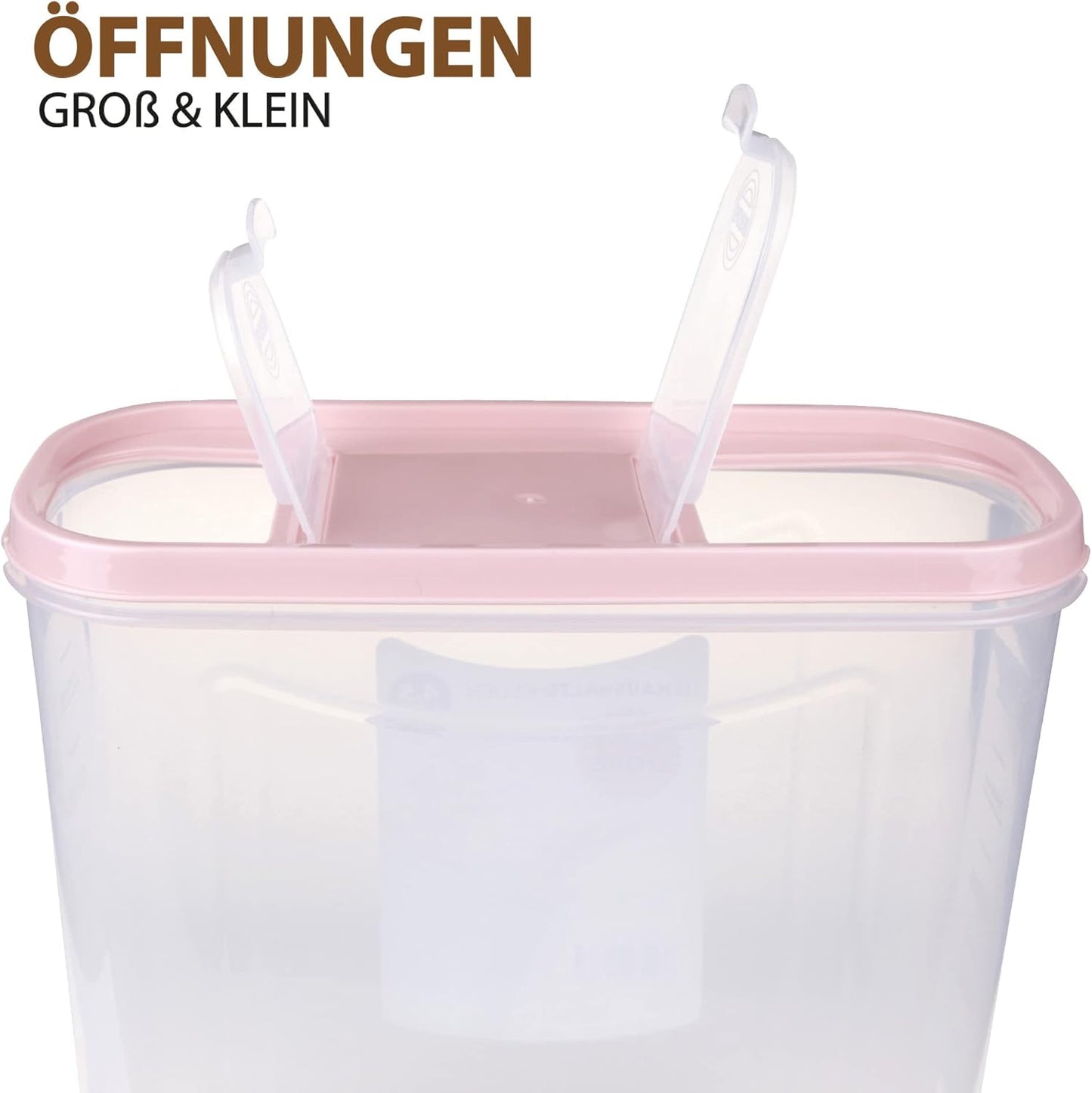 6er- Pack Müslispender-Set, Altrose 6 x 4,5 Liter ( 6 Stück )