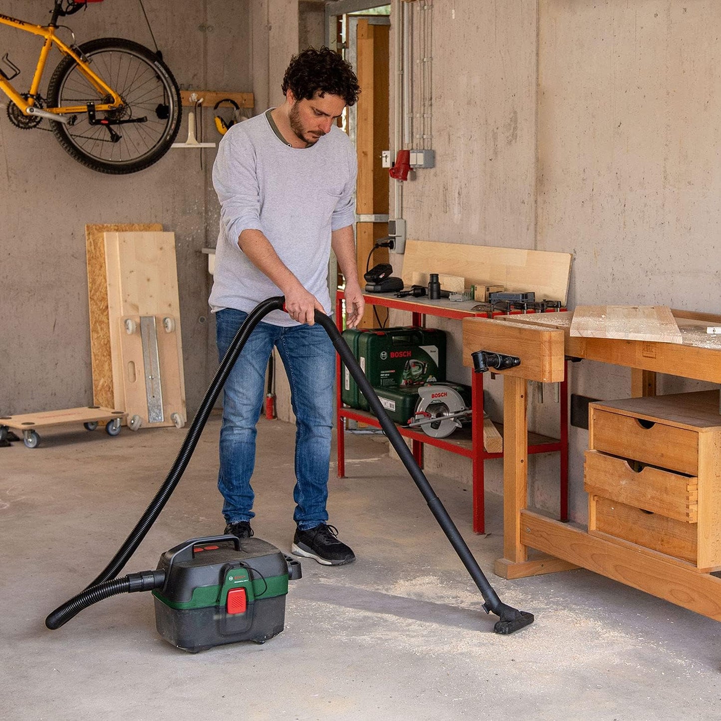 Nass- und Trockensauger AdvancedVac 18V-8, 3-in-1 Set I ohne Akku