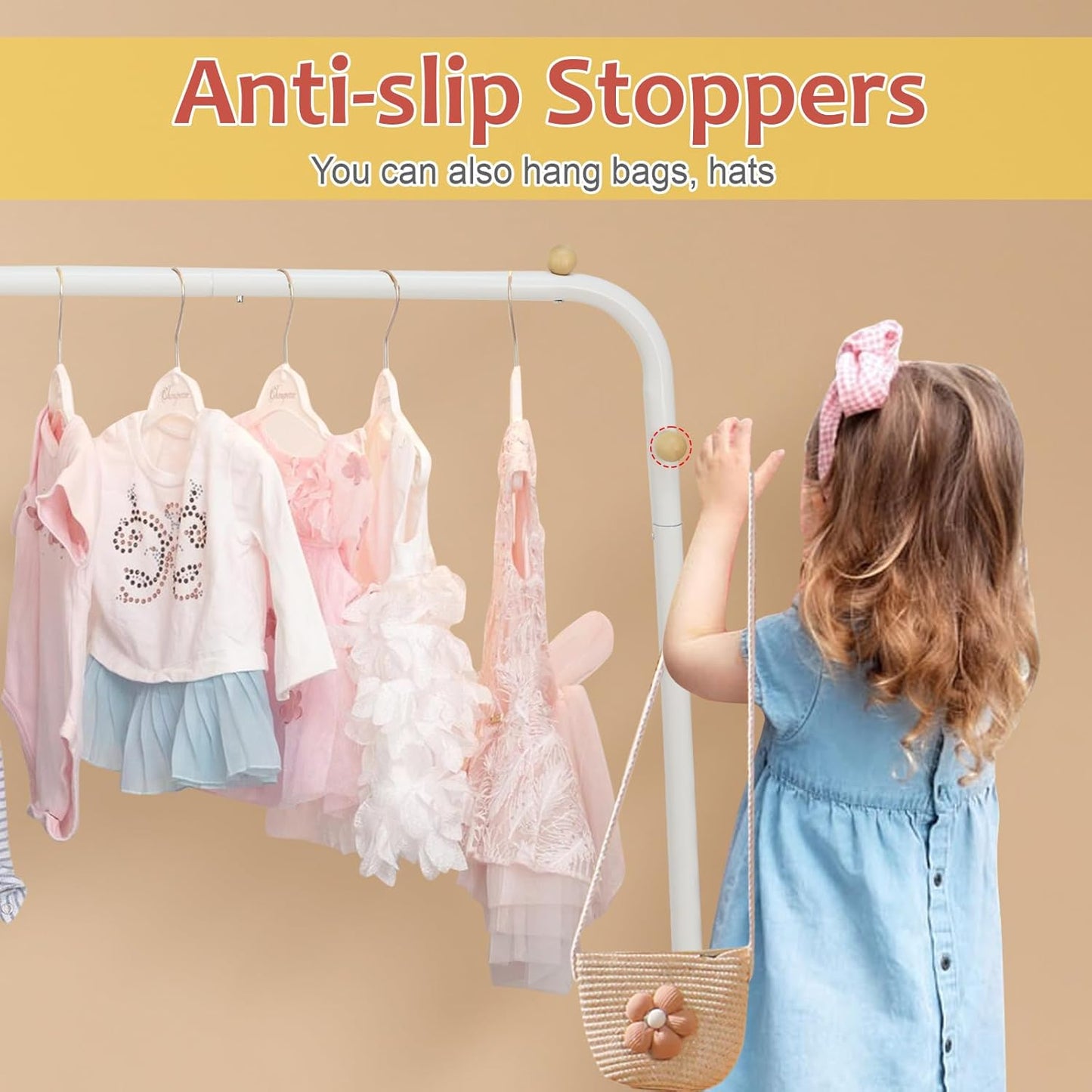 Kinder Kleiderständer, Ecke