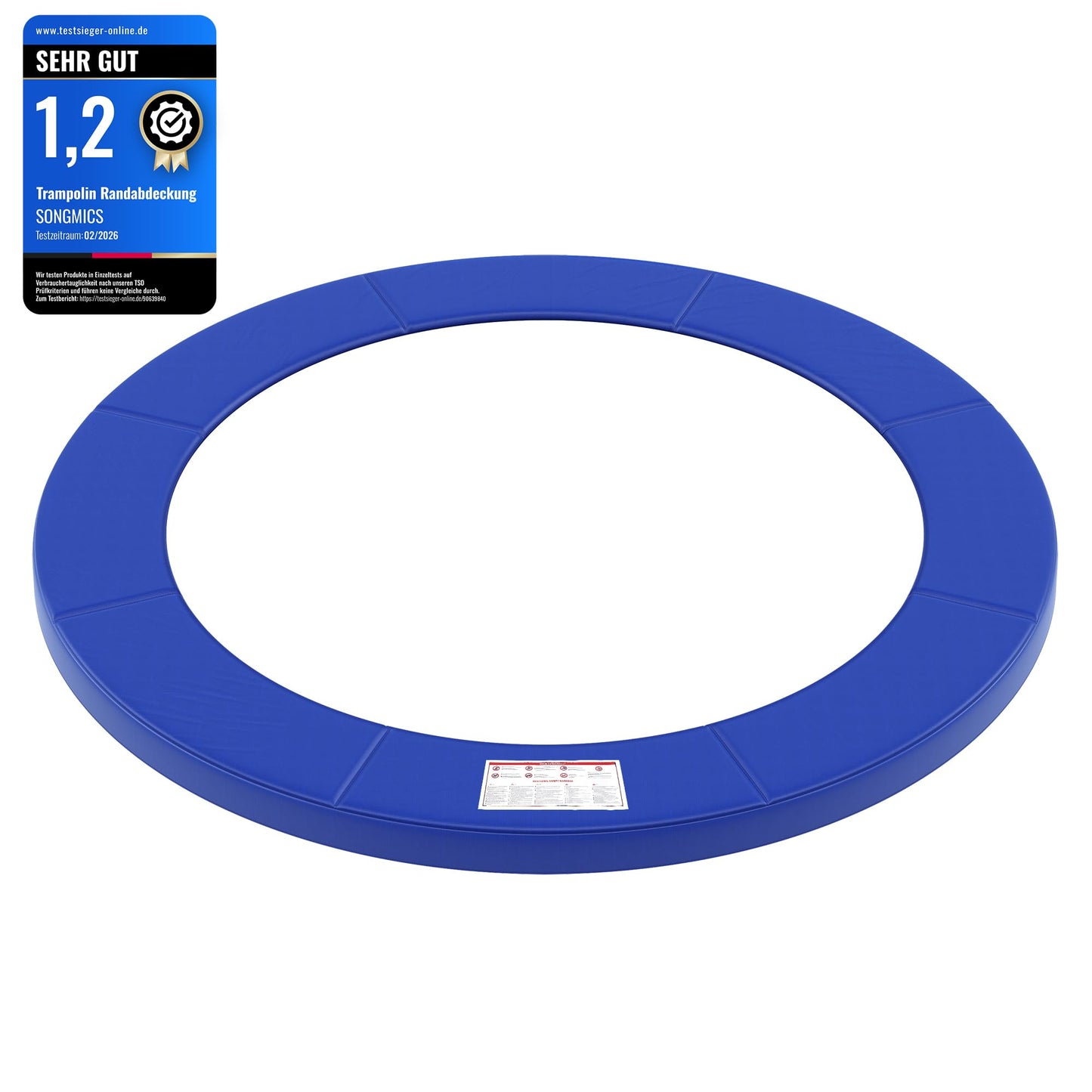 Trampolin-Randabdeckung, 244 cm, 244 cm Blau