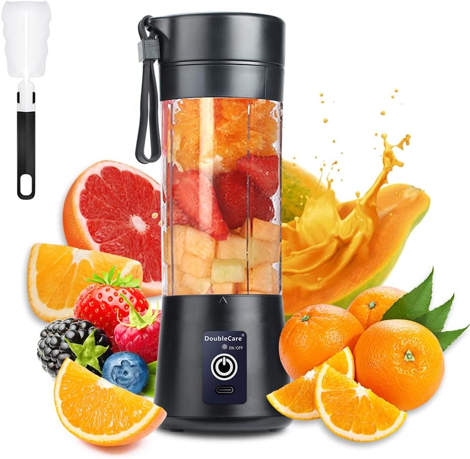 Tragbarer USB-Mixer für Shakes und Smoothies, Schwarz