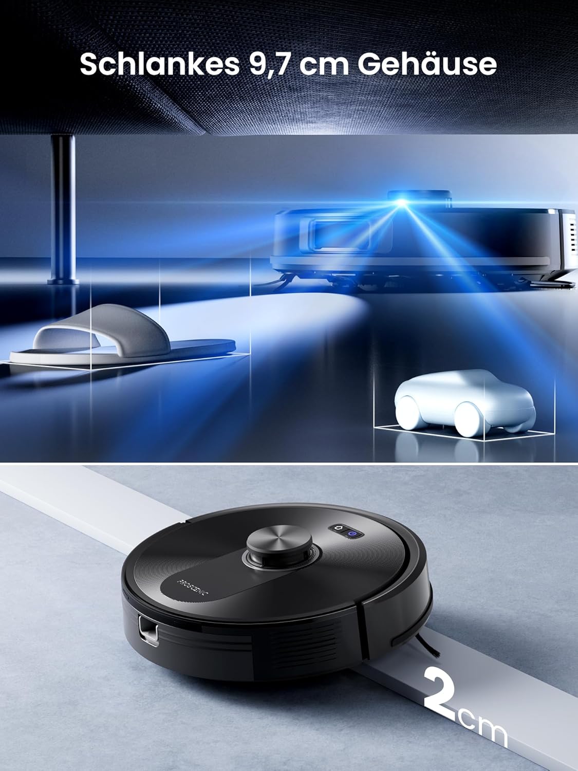 Q10+ Saugroboter mit Wischfunktion & Laser-Navigation