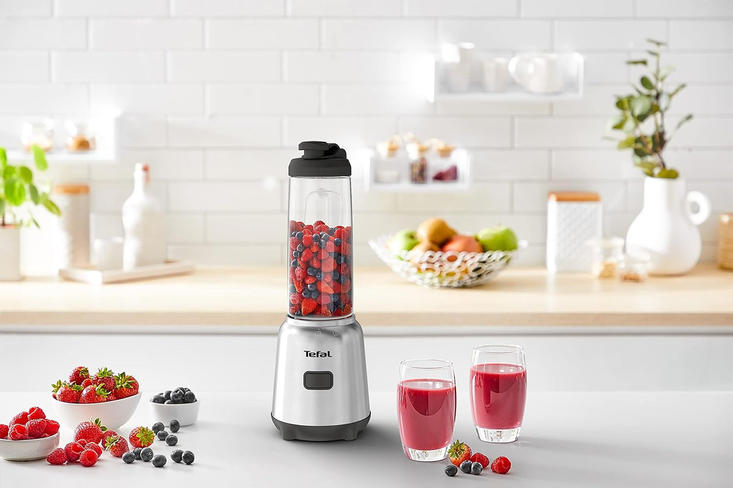 BL15FD30 Mix & Move Mini-Standmixer, Silber 300 Watt