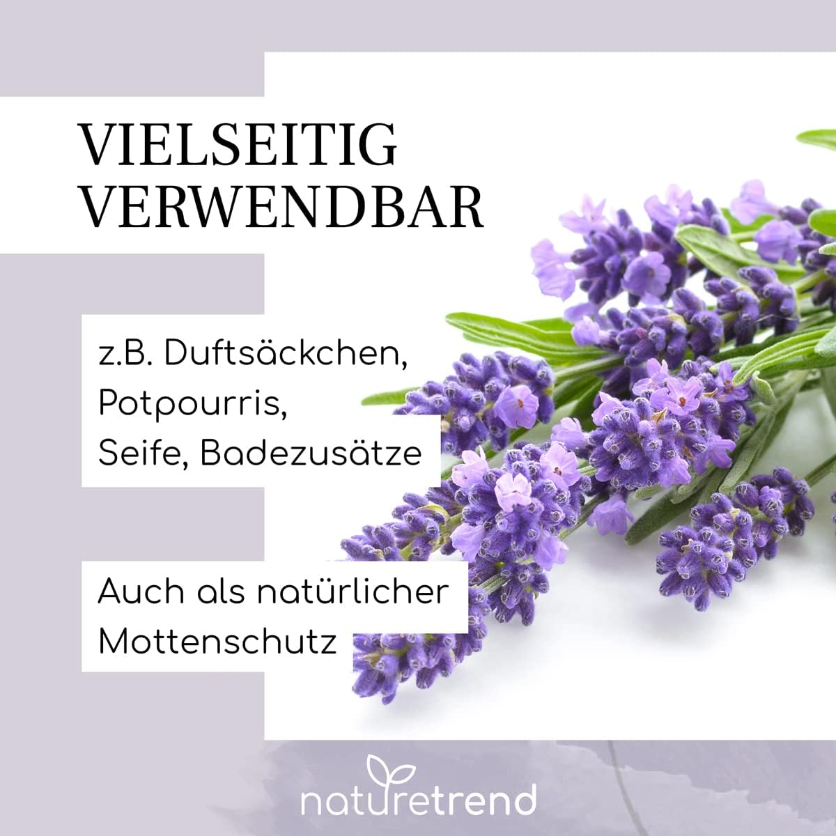 Getrocknete Lavendelblüten aus der Provence, 500 g