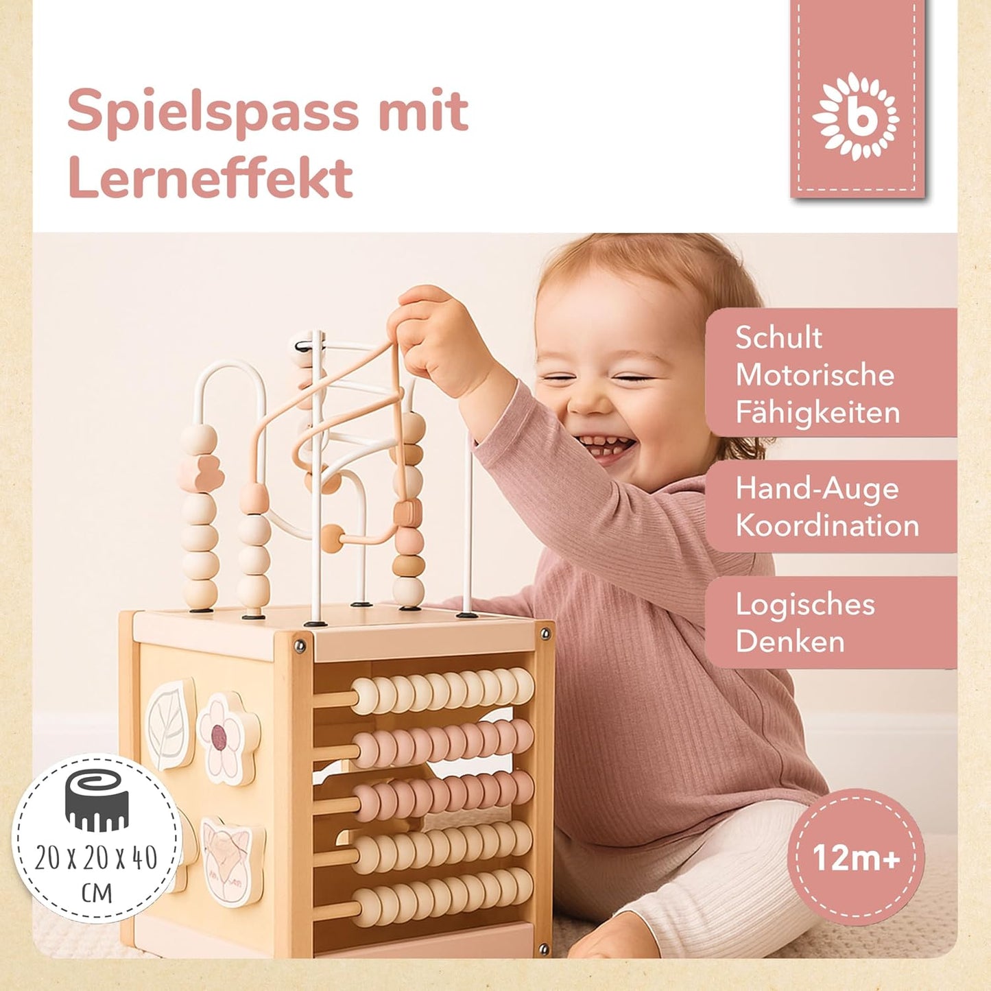 Motorikwürfel Reh Ella, Reh Ella XL