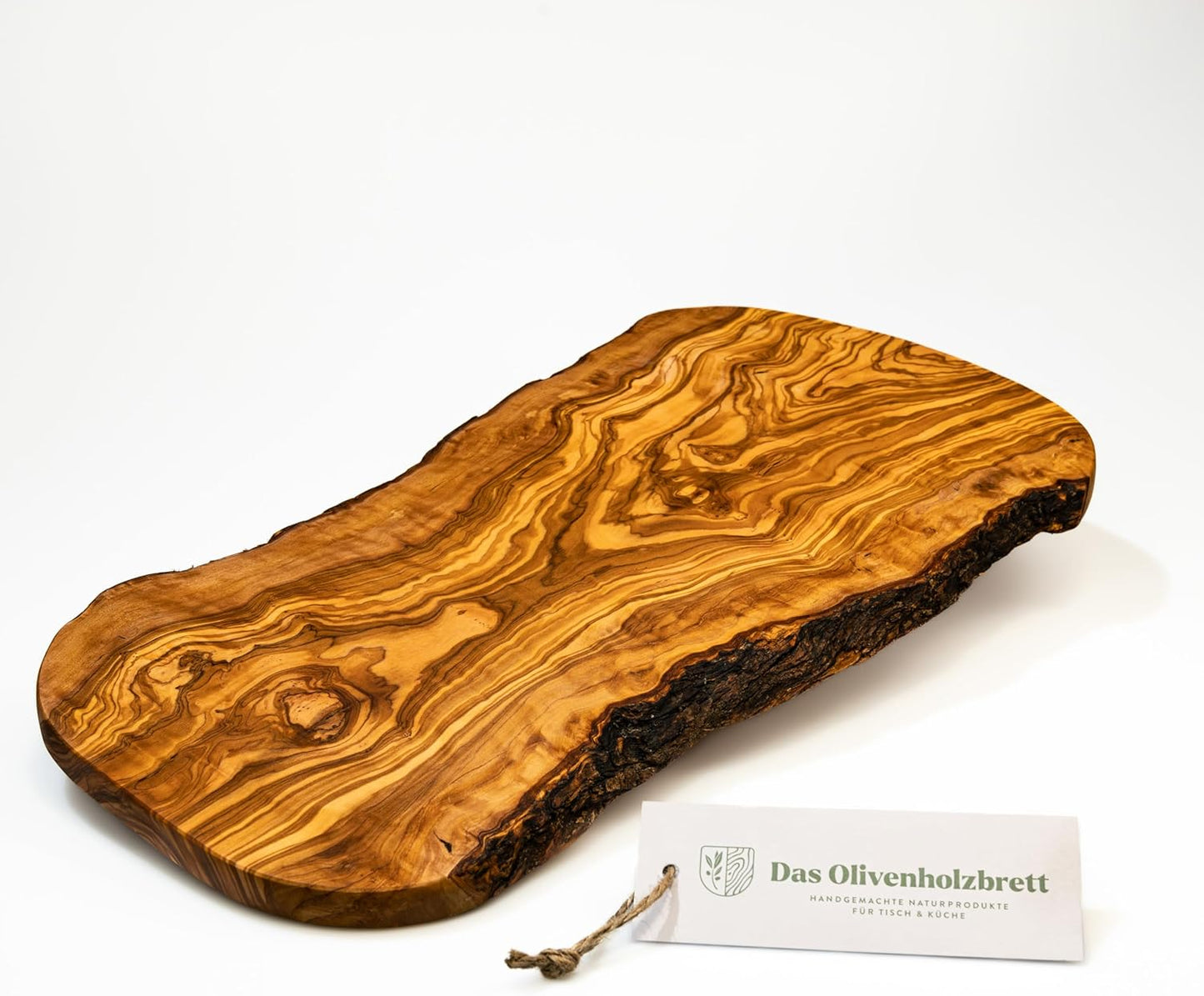 Schneide- und Servierbrett aus Olivenholz, 45 x 23 cm, 45L x 23B cm