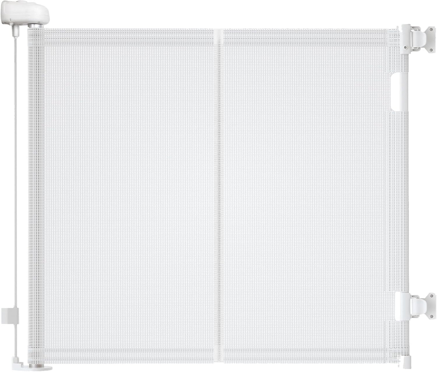Ausziehbares Treppenschutzgitter, 140cm/weiss