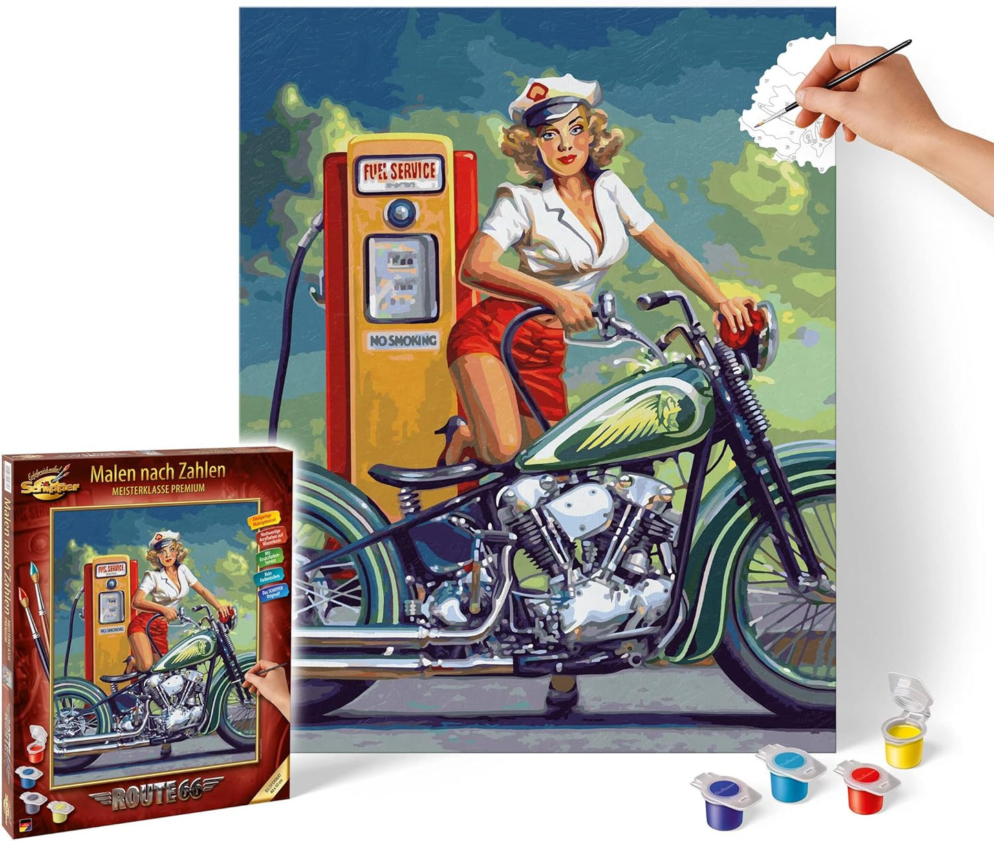 Malen nach Zahlen Set Route 66