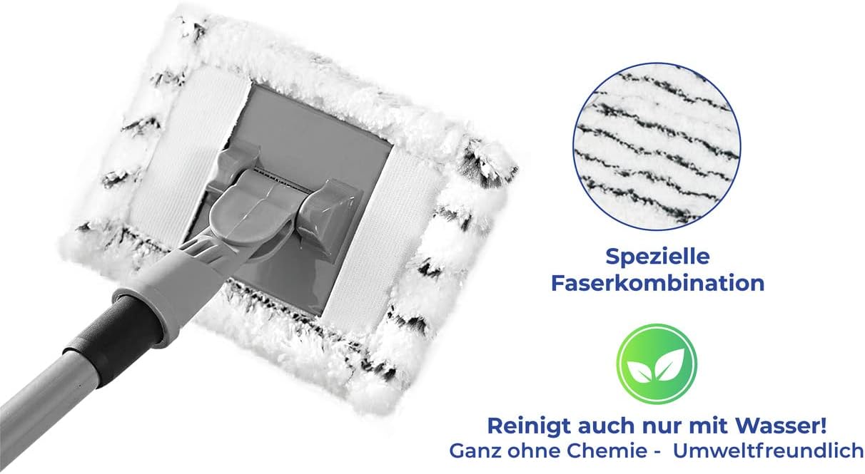 Teleskop Bad- und Fliesenwischer mit 360° Gelenk, Single