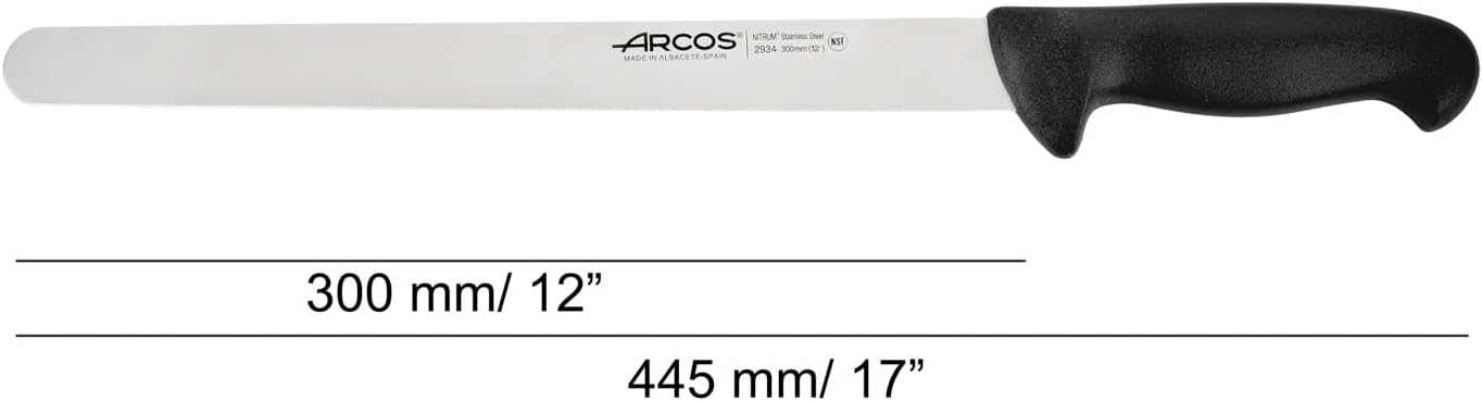Serie 2900 - Schneidmesser Schinkenmesser, Schwarz