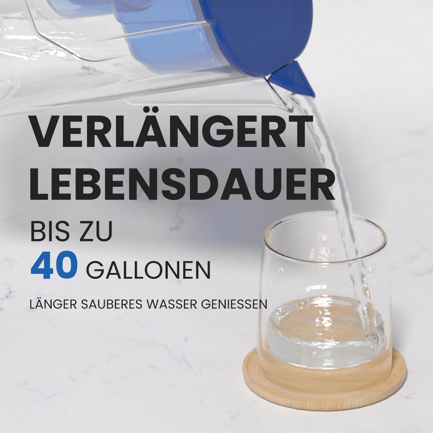 6er-Set Wasserfilter für Brita Maxtra+, 6 Stück Wasserfilter