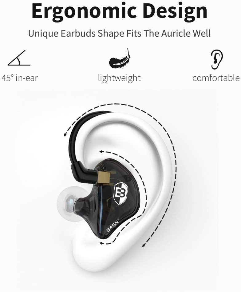 In-Ear-Kopfhörer mit Dual-Treibern, Bsinger-Series, Black