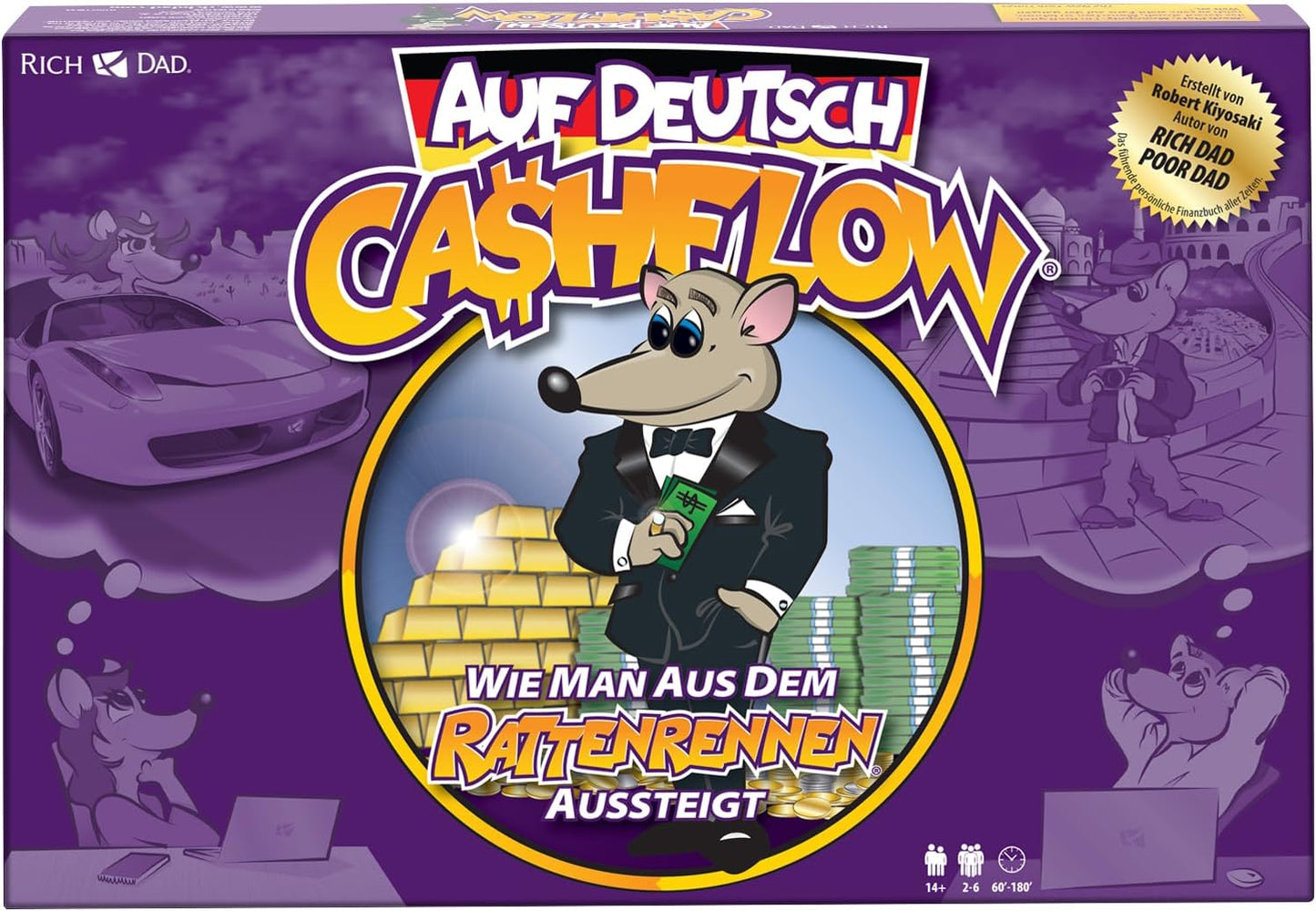 Cashflow Bildungsspiel für Finanzkompetenz, Deutsche Version
