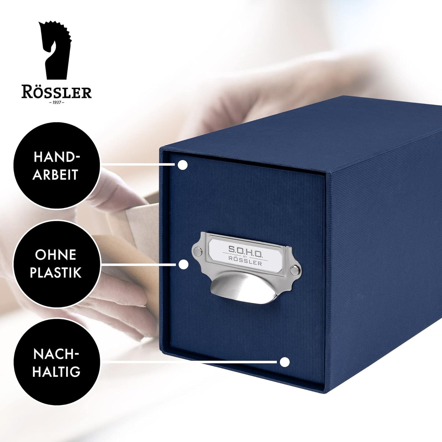 Soho CD-Schubladenbox, Navy