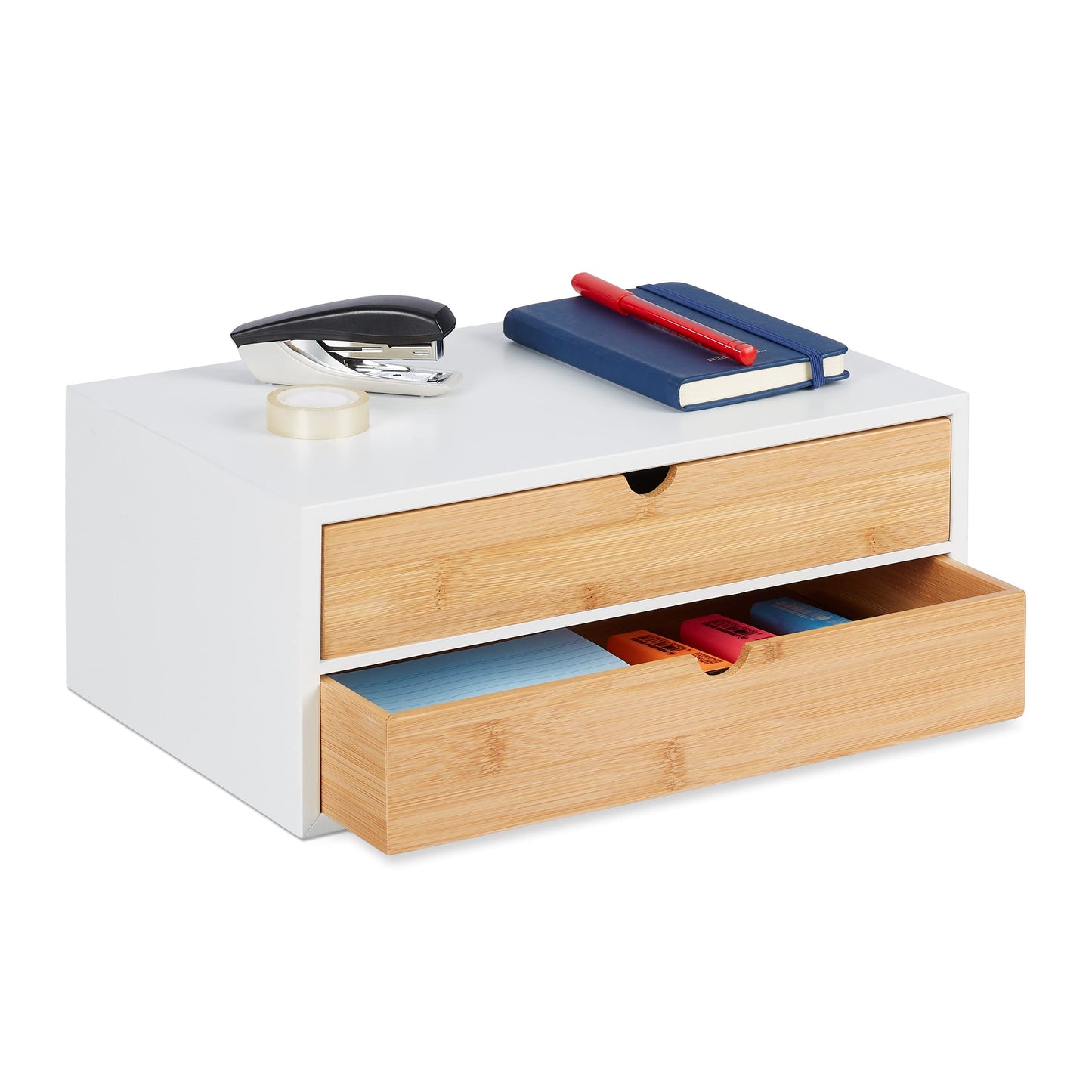Schubladenbox Mini-Kommode mit 2 Schubladen