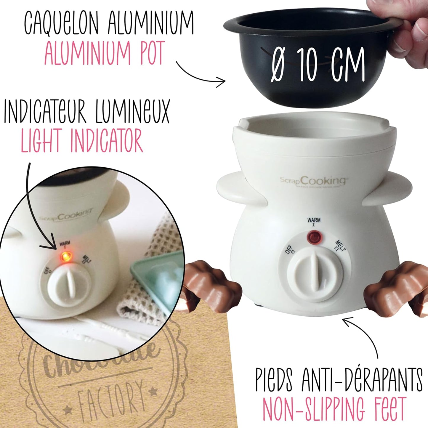 Elektrisches Schokoladenfondue
