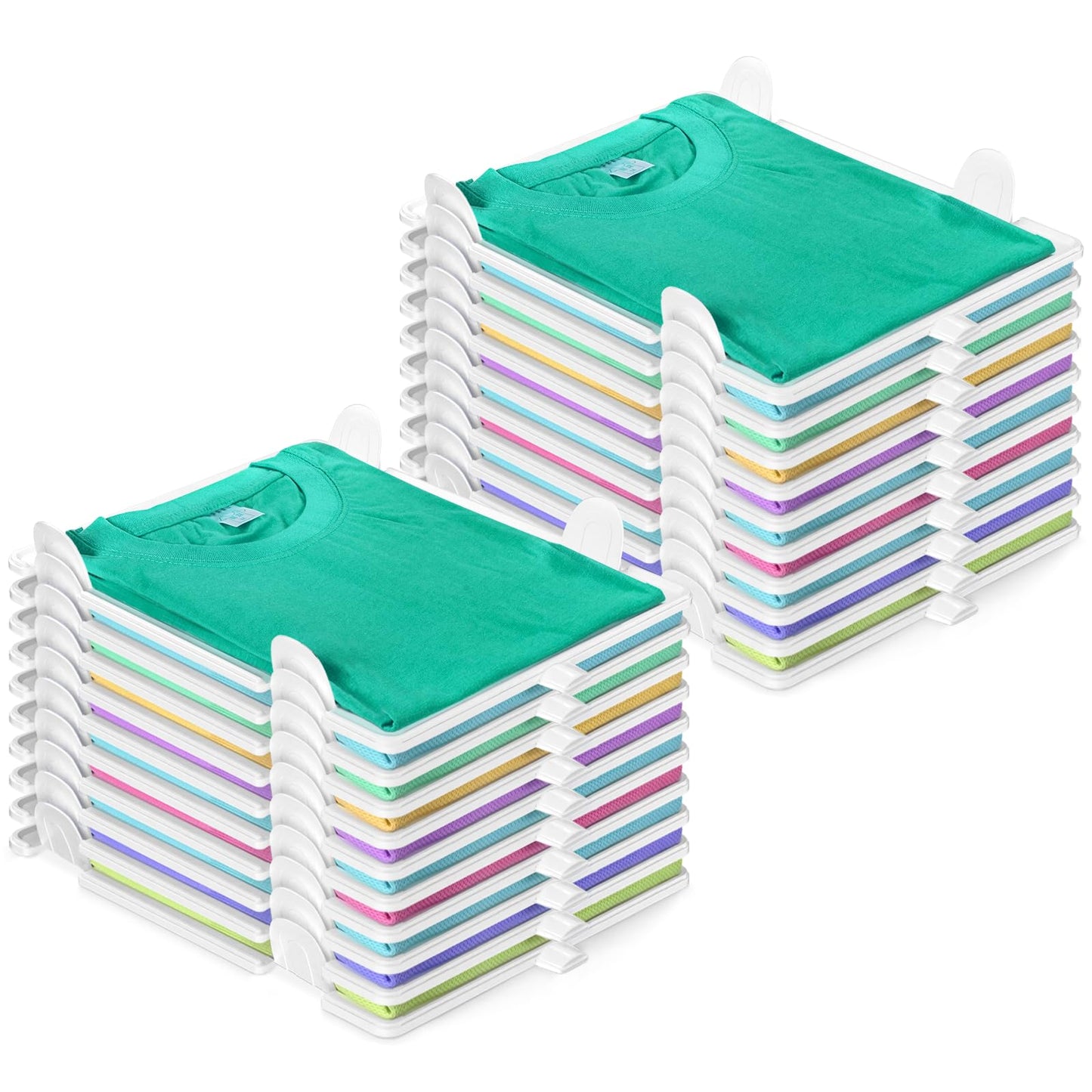 T-Shirt Organizer Stapelsystem (20 Stück), 20 Stück