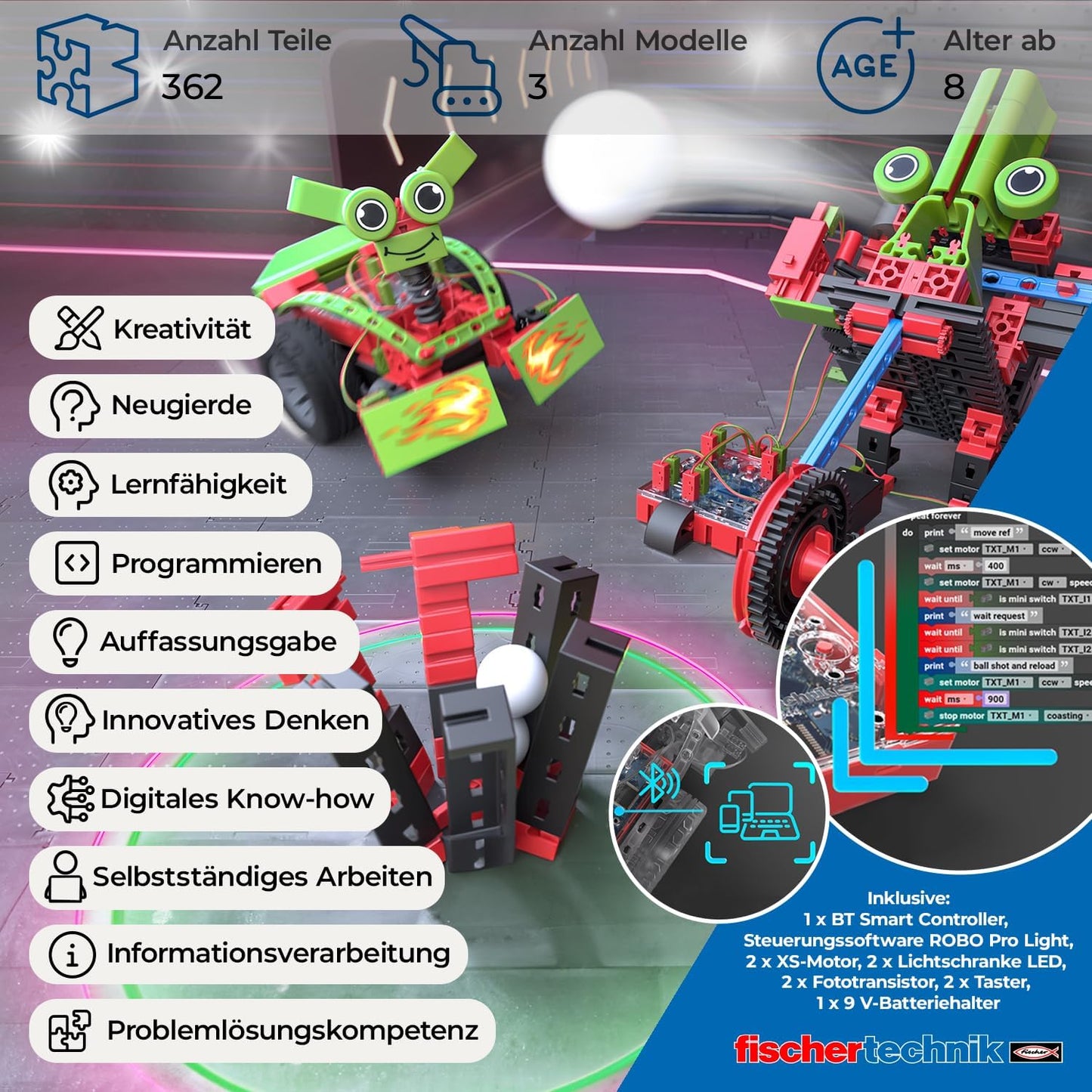 Smart Robots Pro Roboter-Bausatz, Smart Robots Pro / ab 8 Jahre