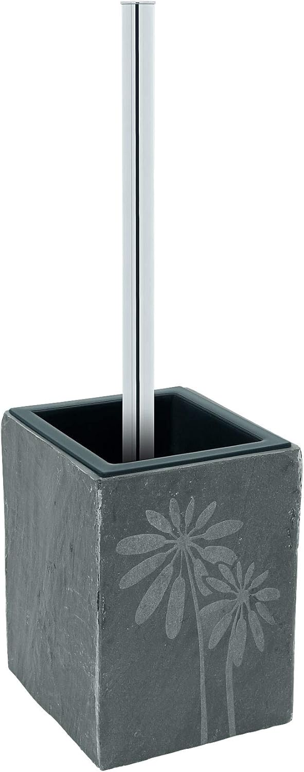 WC-Bürstengarnitur Jura mit Blütenmotiv
