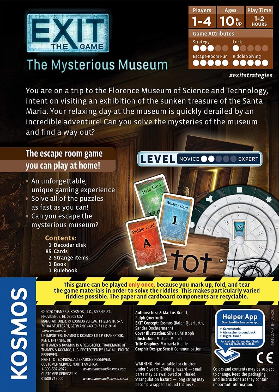 EXIT: Das Mysteriöse Museum - Escape Room Spiel, Das mysteriöse Museum