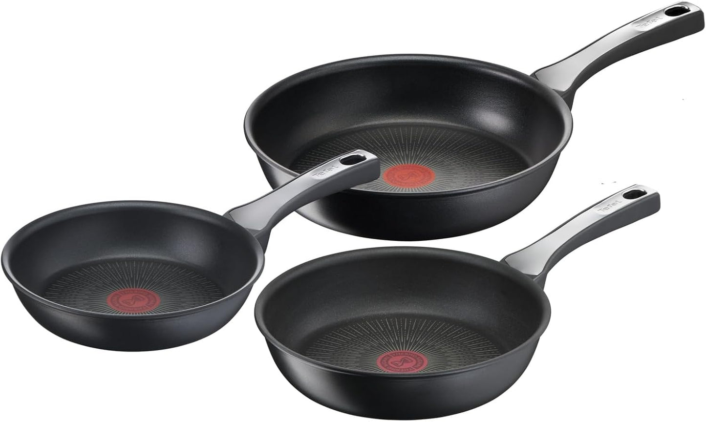 3-teiliges Pfannenset Unlimited On, Pfannenset 3-teilig Bratpfannen 20 cm/ 24 cm/ 28 cm