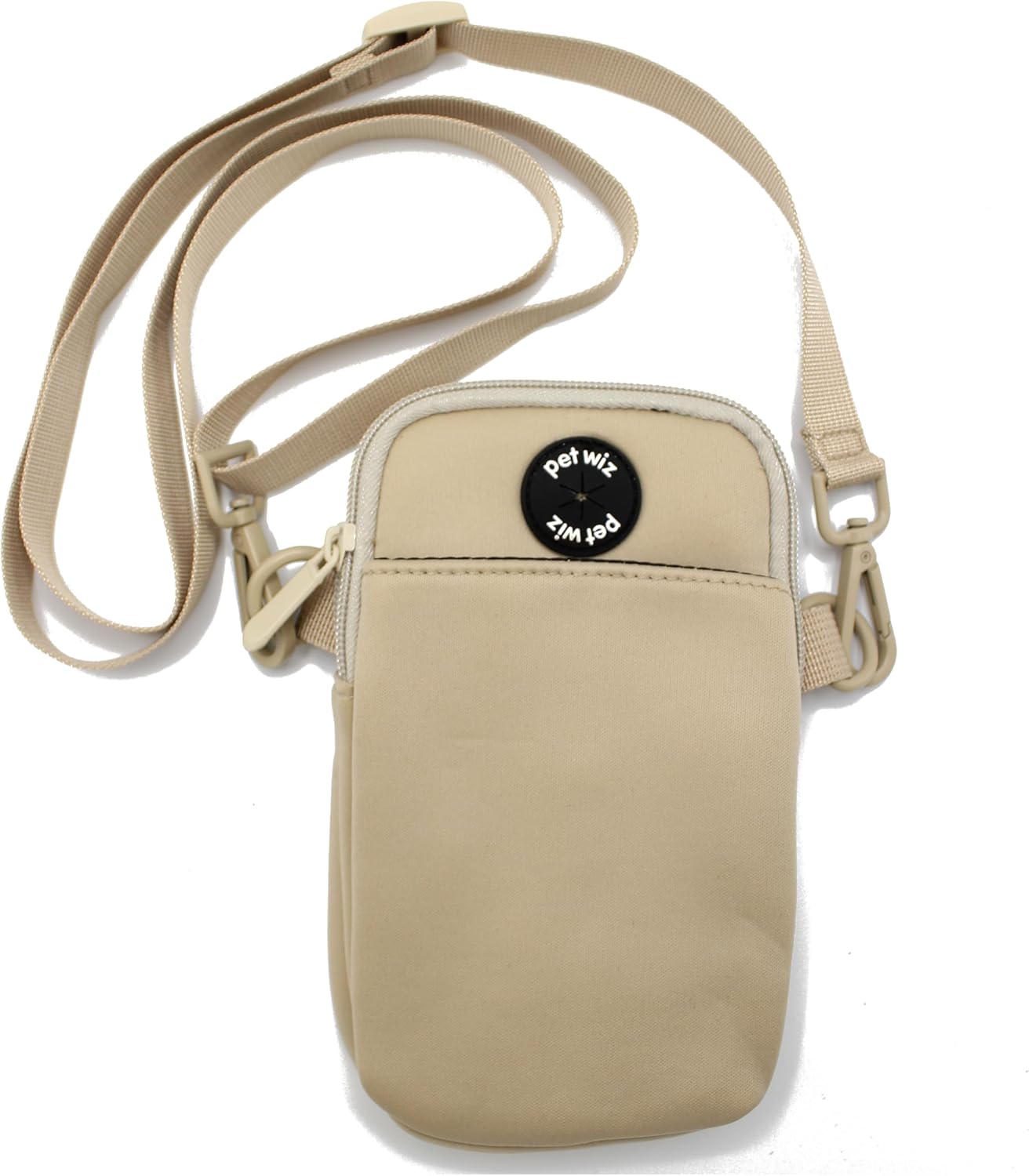 Hundetasche mit verstellbarem Riemen, Dünne und Leichte Hundetasche, Beige