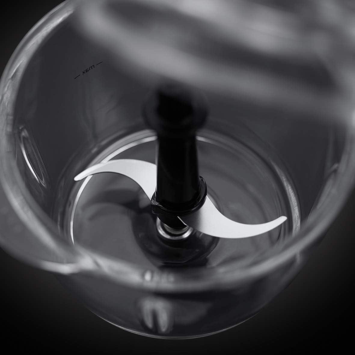 Elektrischer Mini-Zerkleinerer mit Glasbehälter (500ml)