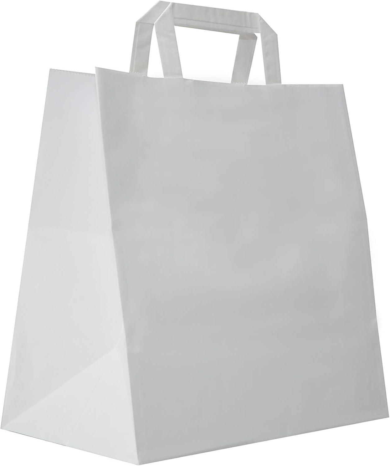 Einkaufstüten mit flachem Griff, 27+17x29 50 Stück.