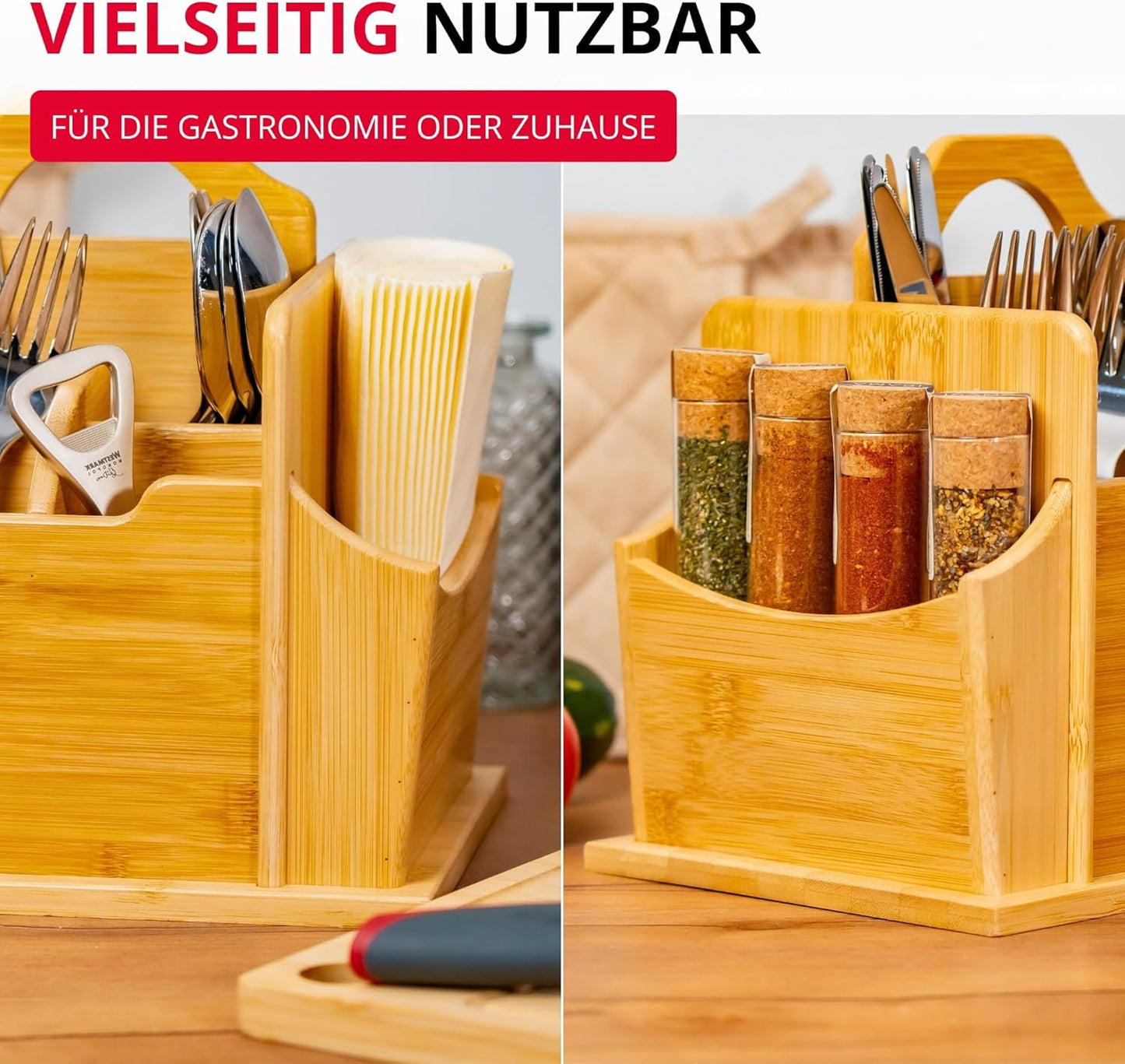 Tischbutler Tapas und Friends, 7 Fächer