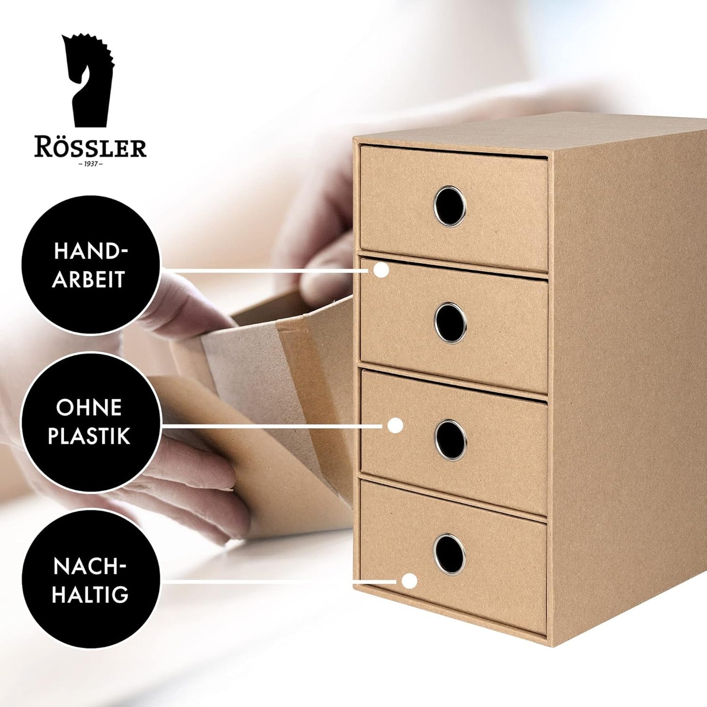 Schubladenbox, Kraft