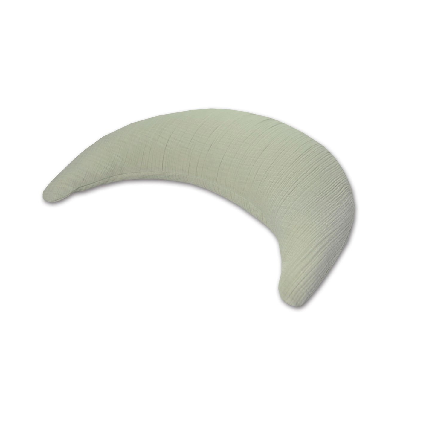 Musselinmond Kissen 140x27cm, Salbei