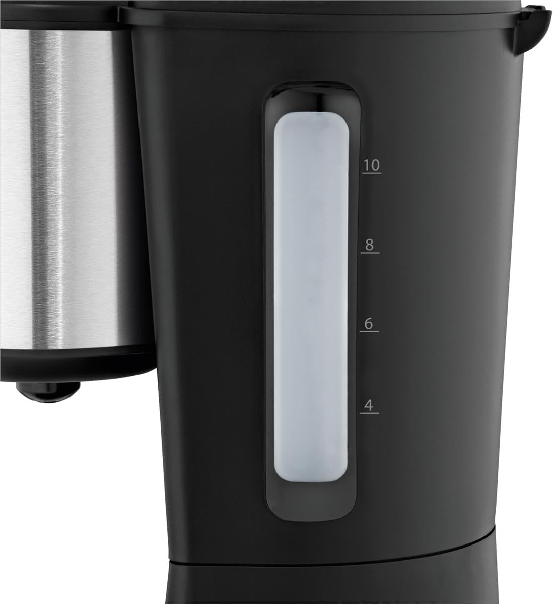 Filterkaffeemaschine mit Glaskanne, 10 Tassen, Kaffeemaschine Glas