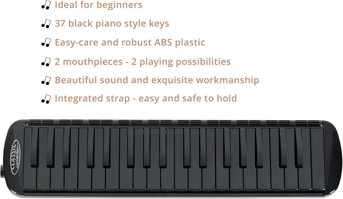 Melodica mit 37 Tasten und Etui-Set